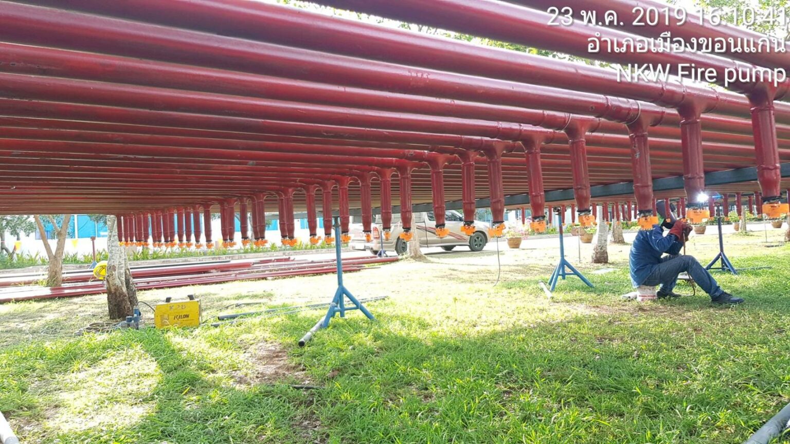 ระบบดับเพลิง โรงงาน บริษัท เอ็น เค แอพพาเรล จำกัด ขอนแก่น
